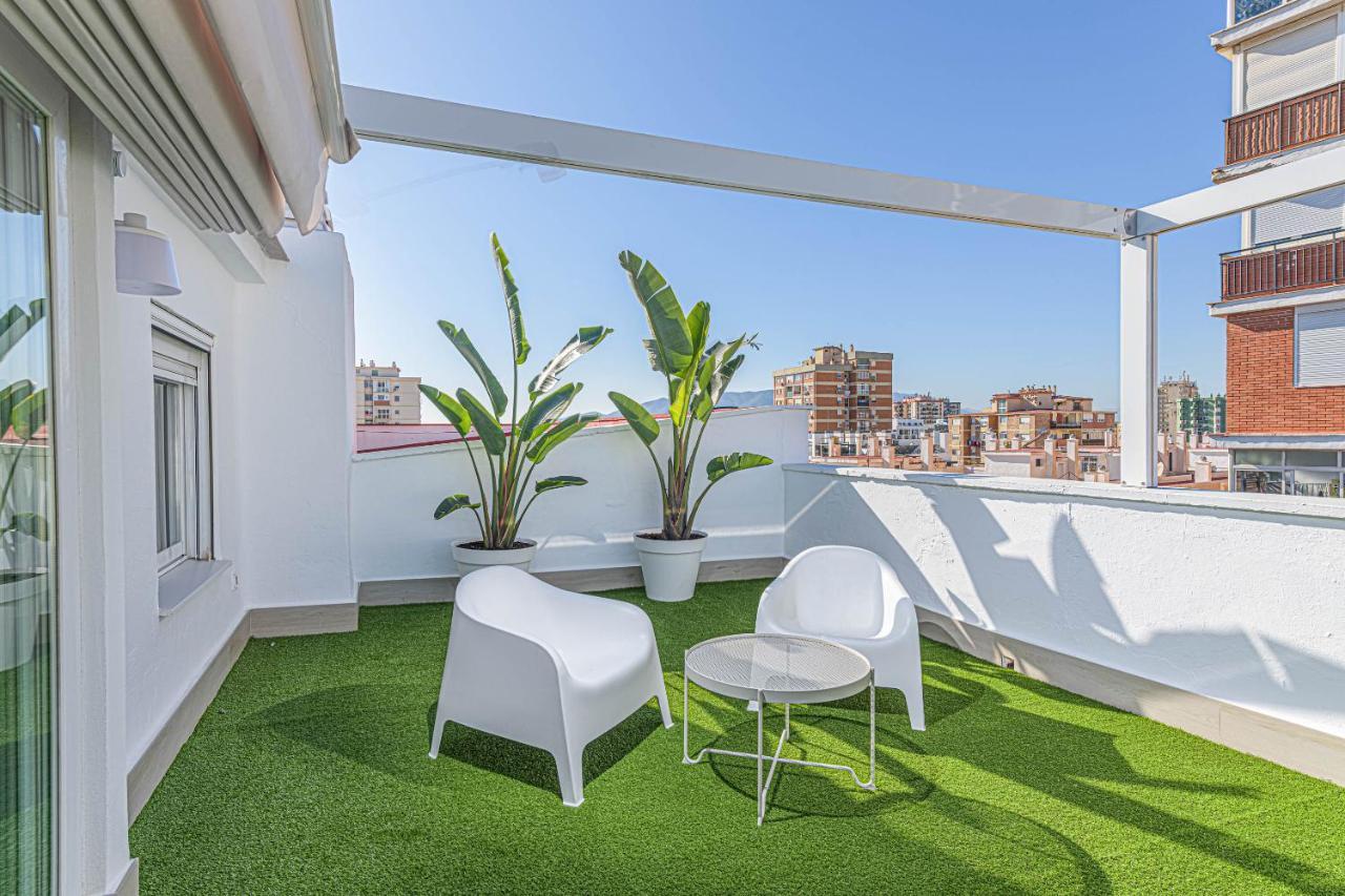 Wintowinrentals Exclusivo Atico Cerca De La Playa. Малага Экстерьер фото